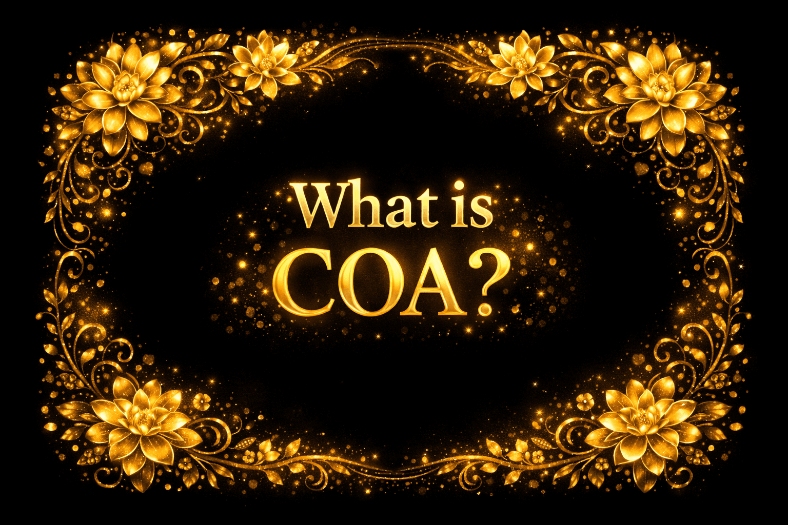 COA คืออะไร?